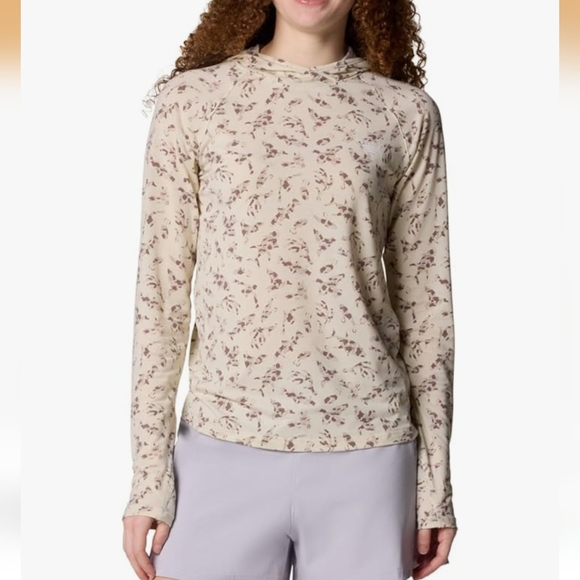 Columbia Tops - NWT Columbia Women's PFG Uncharted Hoodie Stone Huntfish Omni Shade UPF S, M, XL